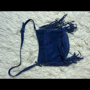 ⚡️urban outfitters⚡️ bucket fringe bag